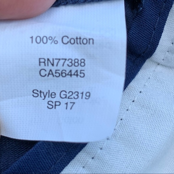 J.Crew Women's Size 6 Chino Shorts Navy Blue, Pineapple Embroidery G2319 - Picture 5 of 5